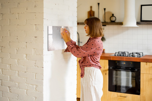 Magnetic dry erase board Note and photo board