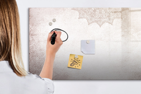 Magnetic dry erase board Note and photo board