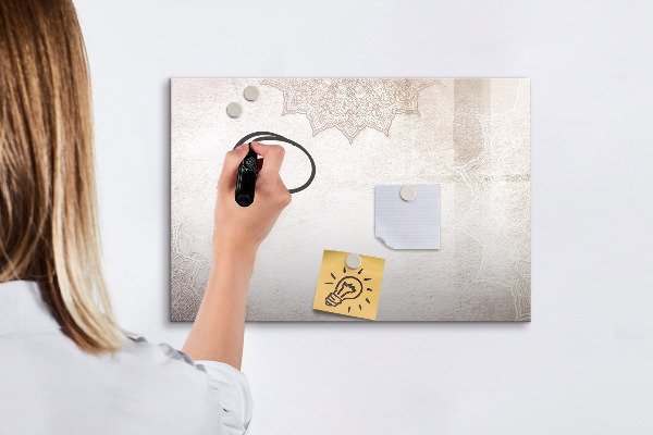 Magnetic dry erase board Note and photo board