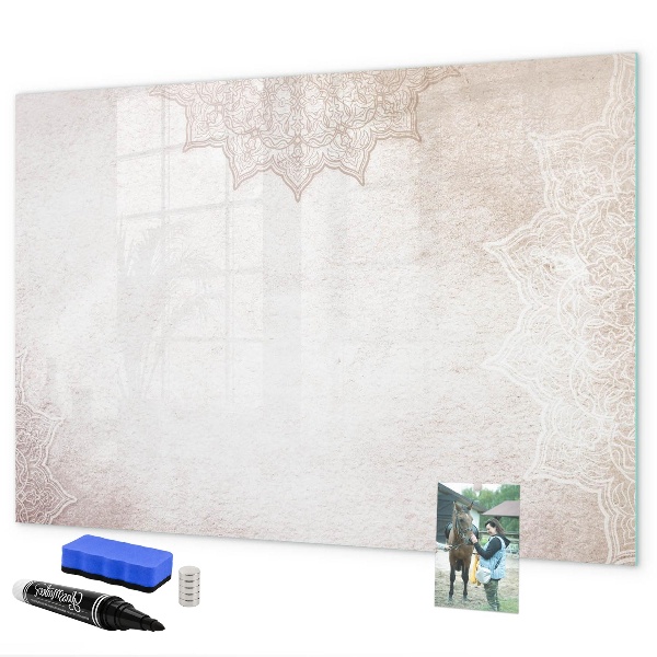Magnetic dry erase board Note and photo board