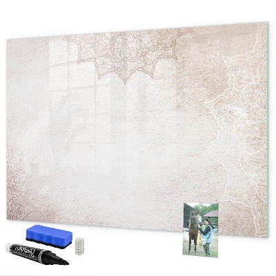 Magnetic dry erase board Note and photo board