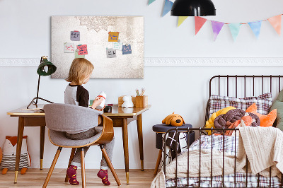 Magnetic dry erase board Note and photo board