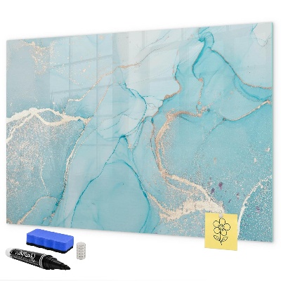 Dry erase board magnetic A colorful board for notes and photos