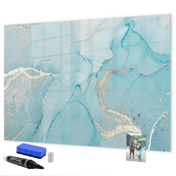Dry erase board magnetic A colorful board for notes and photos