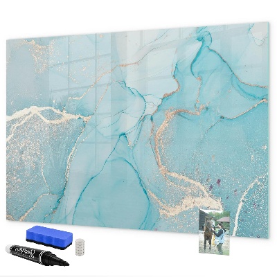 Dry erase board magnetic A colorful board for notes and photos
