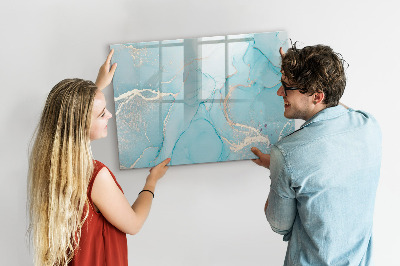 Dry erase board magnetic A colorful board for notes and photos