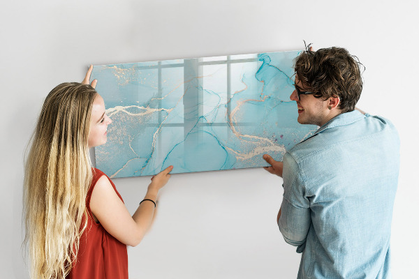 Dry erase board magnetic A colorful board for notes and photos