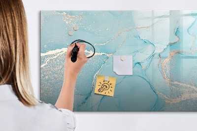 Dry erase board magnetic A colorful board for notes and photos