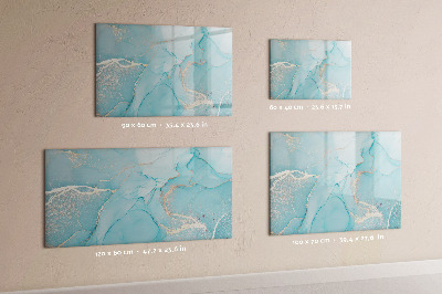 Dry erase board magnetic A colorful board for notes and photos