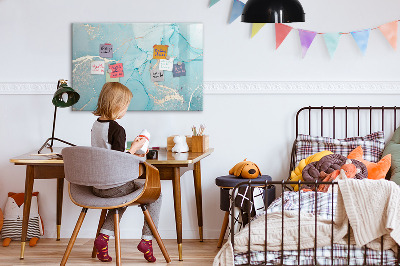 Dry erase board magnetic A colorful board for notes and photos