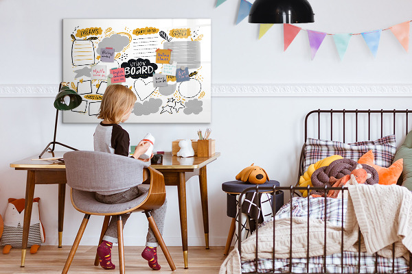 Magnetic dry erase board A vision board to make your dreams come true