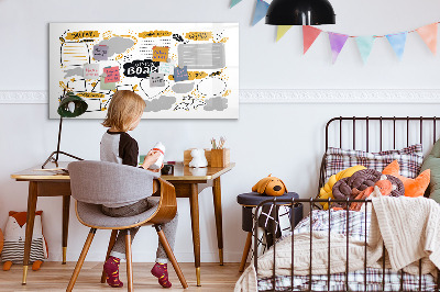 Magnetic dry erase board A vision board to make your dreams come true