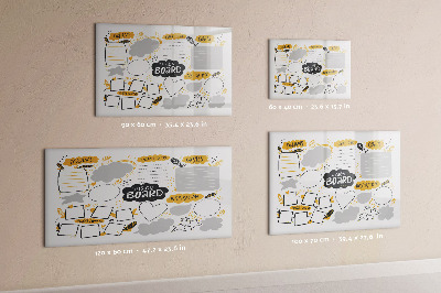 Magnetic dry erase board A vision board to make your dreams come true