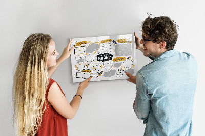 Magnetic dry erase board A vision board to make your dreams come true
