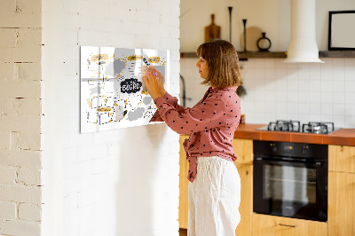 Magnetic dry erase board A vision board to make your dreams come true