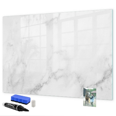 Dry erase board magnetic Modern board for notes and photos