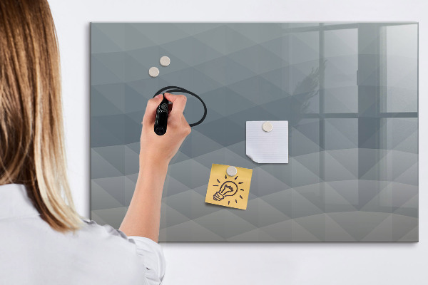 Magnetic dry erase board Preserving memories in a modern style