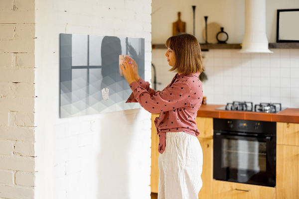 Magnetic dry erase board Preserving memories in a modern style