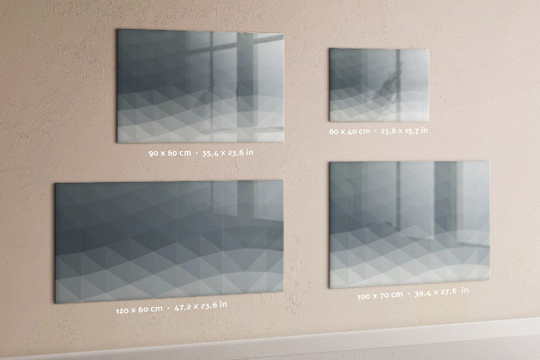 Magnetic dry erase board Preserving memories in a modern style