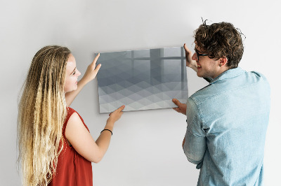 Magnetic dry erase board Preserving memories in a modern style