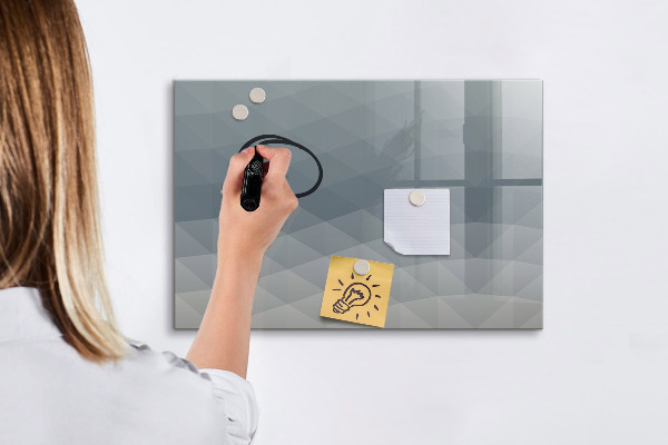 Magnetic dry erase board Preserving memories in a modern style