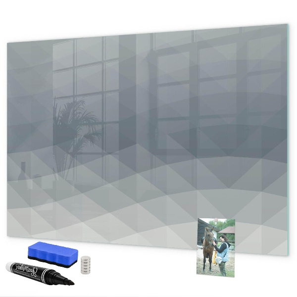 Magnetic dry erase board Preserving memories in a modern style