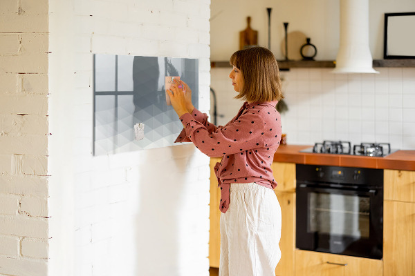 Magnetic dry erase board Preserving memories in a modern style