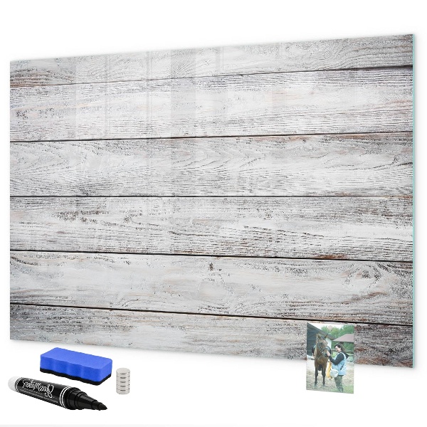 Dry erase board magnetic Stylish board for photos and notes