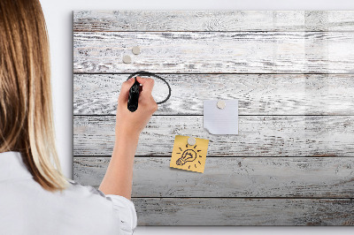 Dry erase board magnetic Stylish board for photos and notes