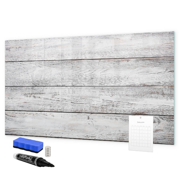 Dry erase board magnetic Stylish board for photos and notes