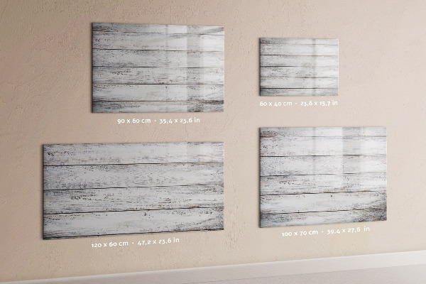 Dry erase board magnetic Stylish board for photos and notes