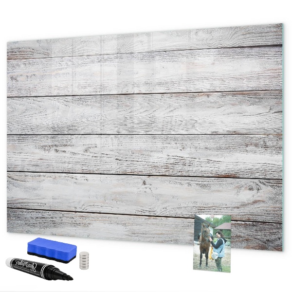 Dry erase board magnetic Stylish board for photos and notes