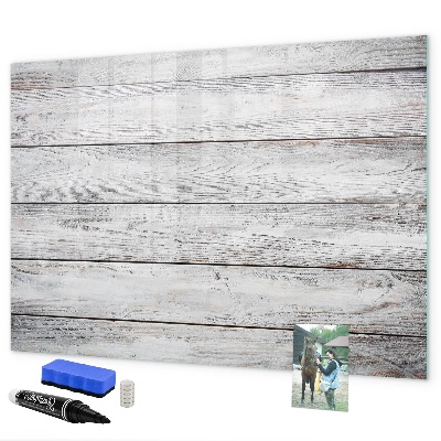 Dry erase board magnetic Stylish board for photos and notes