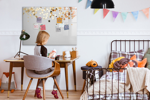 Magnetic dry erase board Creative board for photos and notes