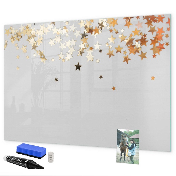 Magnetic dry erase board Creative board for photos and notes