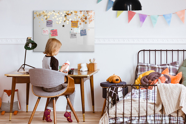 Magnetic dry erase board Creative board for photos and notes
