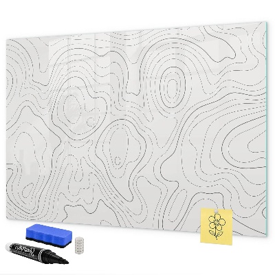 Magnetic dry erase board Modern photo display board