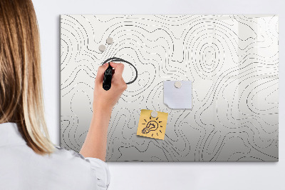 Magnetic dry erase board Modern photo display board
