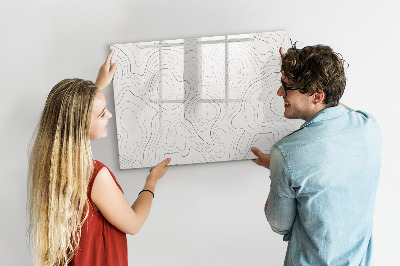 Magnetic dry erase board Modern photo display board