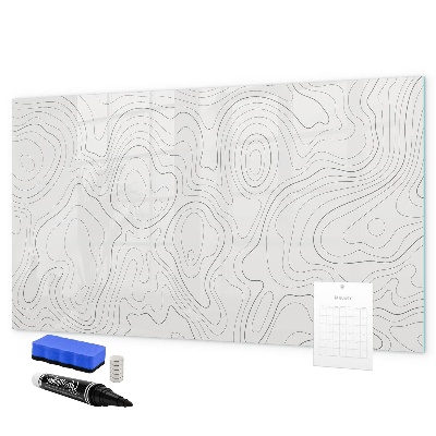 Magnetic dry erase board Modern photo display board