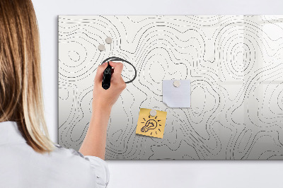 Magnetic dry erase board Modern photo display board