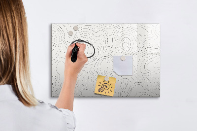 Magnetic dry erase board Modern photo display board
