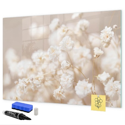 Magnetic dry erase board A creative place for memories and photos
