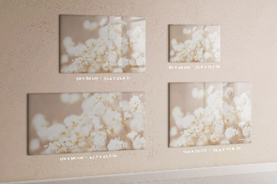 Magnetic dry erase board A creative place for memories and photos