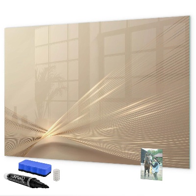 Magnetic dry erase board Modern board for notes and photos