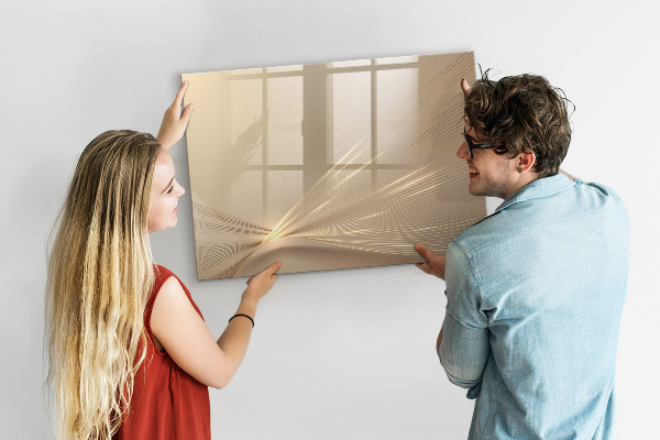 Magnetic dry erase board Modern board for notes and photos