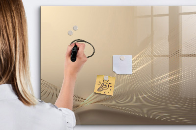 Magnetic dry erase board Modern board for notes and photos