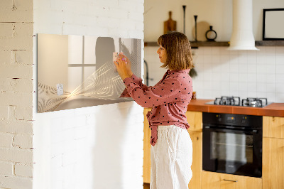 Magnetic dry erase board Modern board for notes and photos