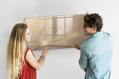 Magnetic dry erase board Modern board for notes and photos
