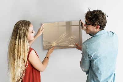 Magnetic dry erase board Modern board for notes and photos